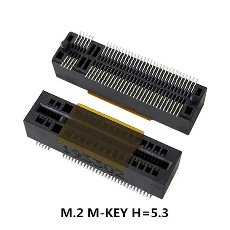 5 шт. оригинальный M.2 67P вертикальный NGFF разъем M KEY APCI0110 P001A H = 3 мм|usb connector type|connector