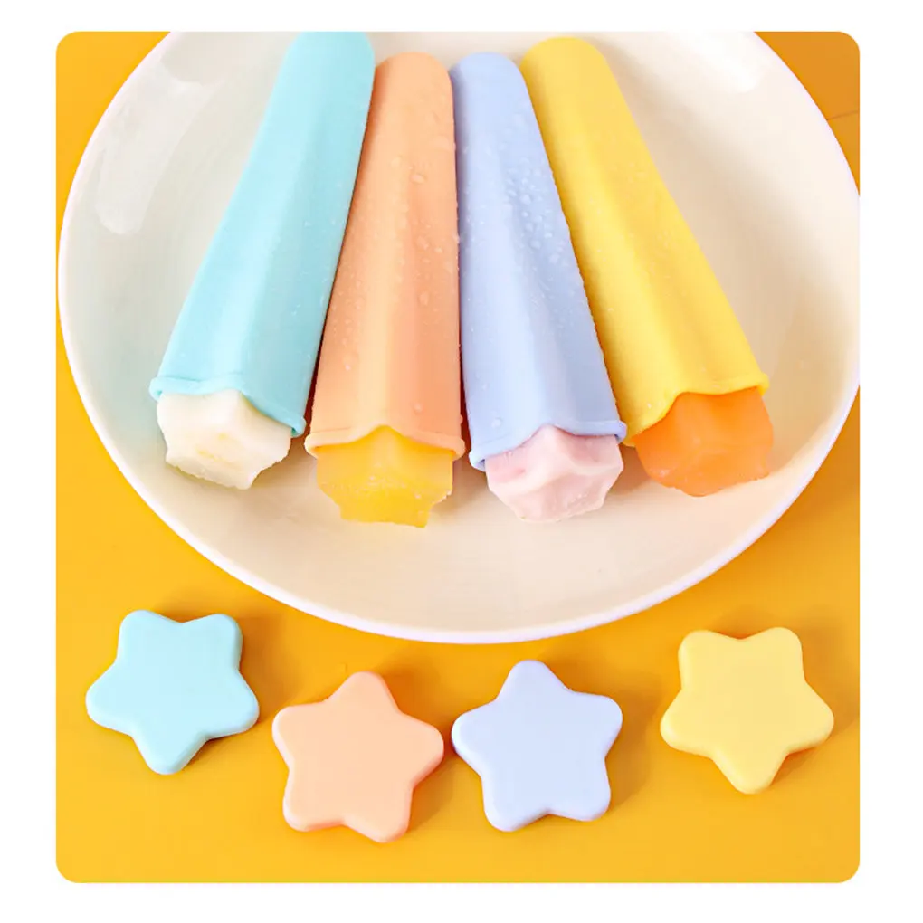 

Многоцветная форма для мороженого, силиконовая детская форма для льда, термостойкая Антипригарная посуда «сделай сам» для выпечки в морози...