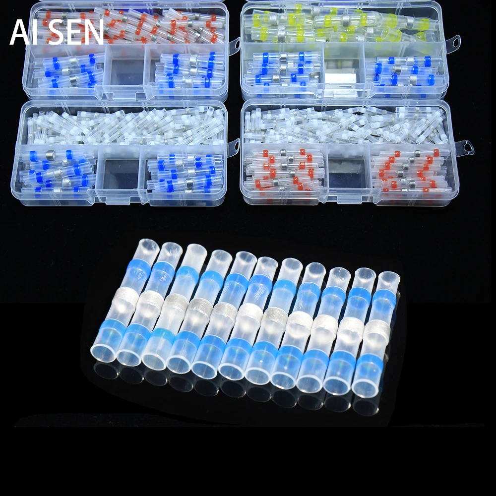 

SST welding wire connector heat shrink butt tube marine insulation waterproof terminal combination box set