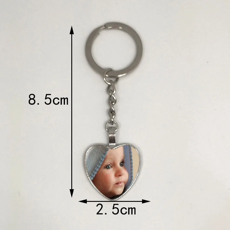 Персонализированный Кулон фото брелок на заказ вашего ребенка мамы папы дедушки