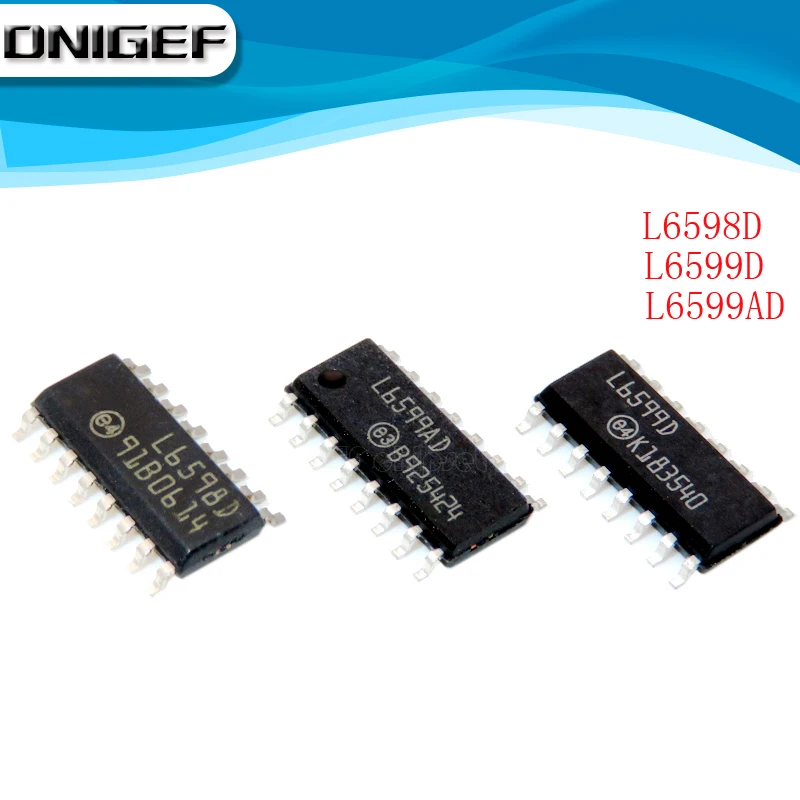 

DNIGEF (1 шт.) 100% Новый чипсет L6598D L6599D SOP-16 L6599AD SMD
