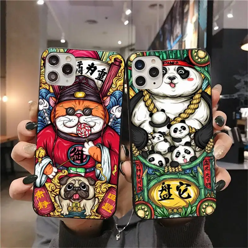 Чехол CUTEWANAN с пожеланиями в китайском стиле оболочка чехол для телефона iPhone 11 pro XS