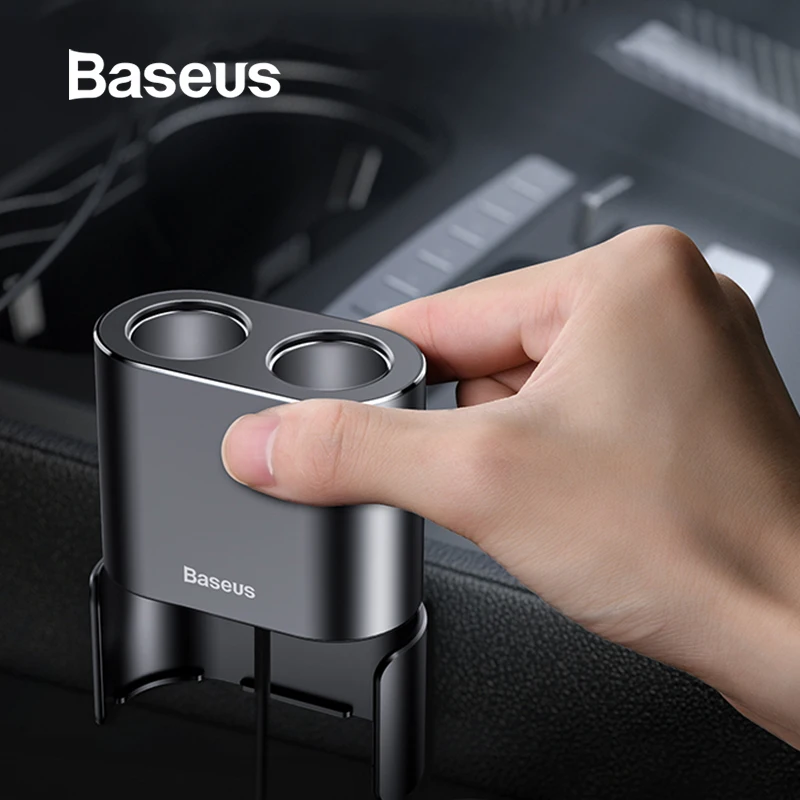 Baseus, автомобильный разветвитель, прикуриватель, двойной USB, автомобильное зарядное устройство, 3.1A, быстрое зарядное устройство, автомобильный прикуриватель для iPhone, samsung