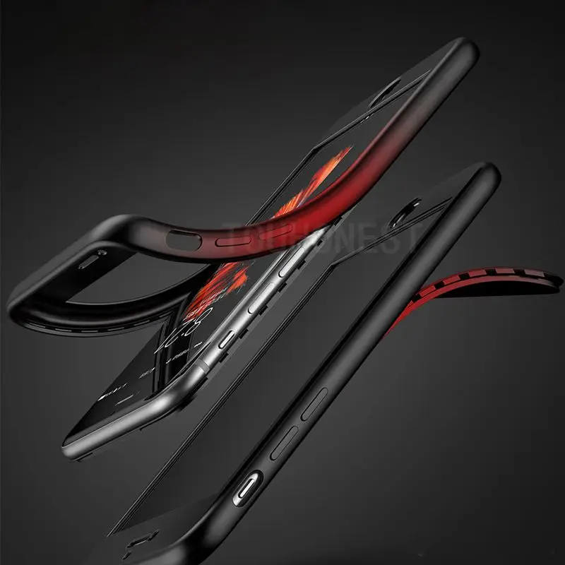 

For iPhone 8 5 5s SE cover Rubber Silicone Soft Phone Case For iPhone X 6 6s 7 8 Plus XS Max XR Cases 360 Full Protection Case