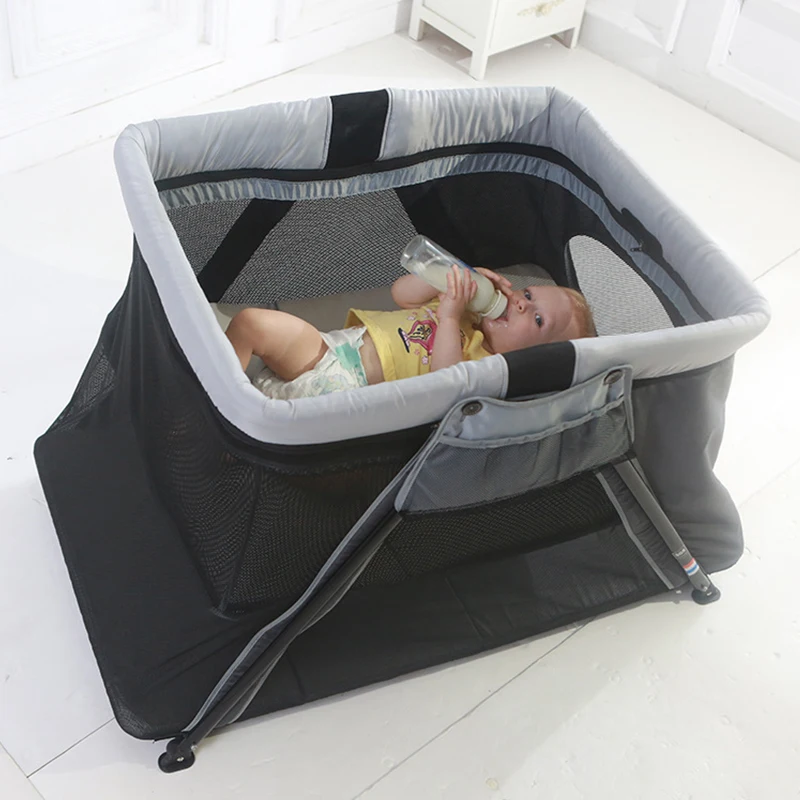 

High Quality Baby Crib Portable Folding Kids Hammock Mosquito Net Comfortable Newborns Cradle Playpen Bed Luxury Infant Nest