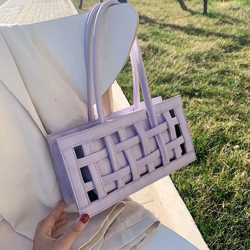 

Milk tea color small bag female bag 2020 popular new trendy fashion portable net red one-shoulder armpit bag