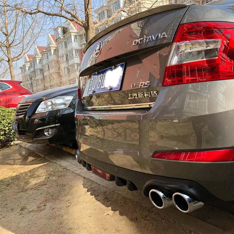 4 отверстия большой задний спойлер 2015 2016 2017 для Volkswagen SKODA Octavia по на багажник
