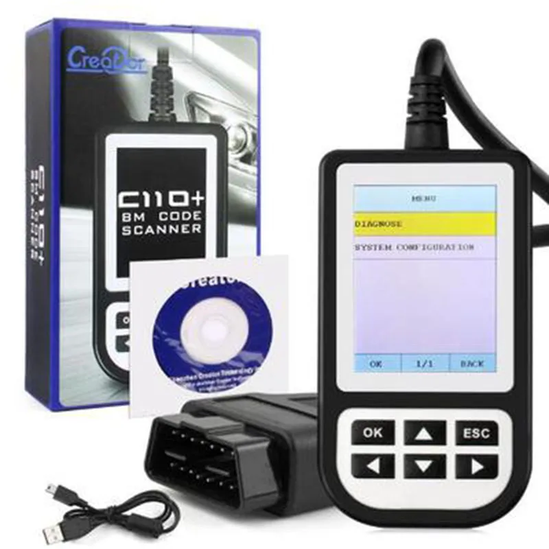 

Создатель C110 + C110 плюс с 20pin к 16pin женский Obd2 разъем для BMW читатель кода Сканер диагностический инструмент сканирования