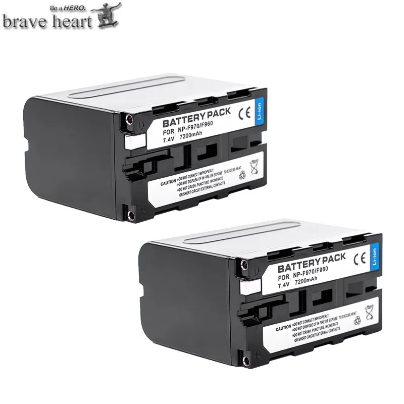 4x Камера видеокамера акумуляторная батарея NP F960 F970 F950 F750 f960 для SONY PLM 100 CCD TRV35 MVC FD91