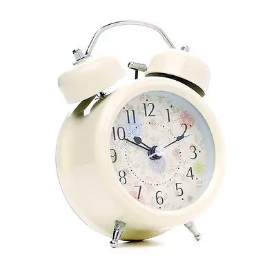 Популярный мини милый мультяшный будильник Циферблат круглый Настольный для детский домик украшение