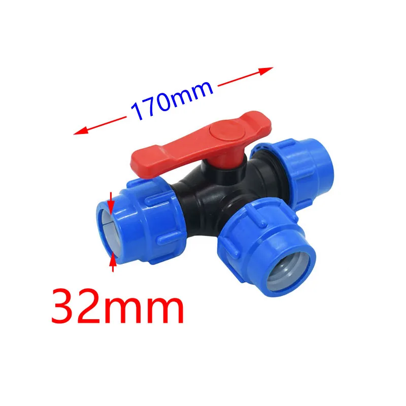 

Пластиковый шаровой кран-тройник LWHRR 20/25/32/40/50/63 мм