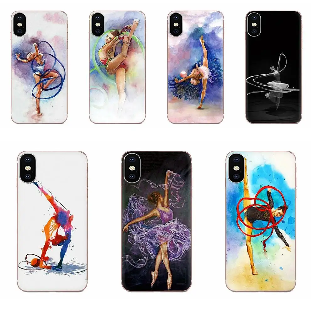 Мобильный телефон чехол с тёртой краской лента гимнастики для Samsung Galaxy A51 A71 A81 A90 5G