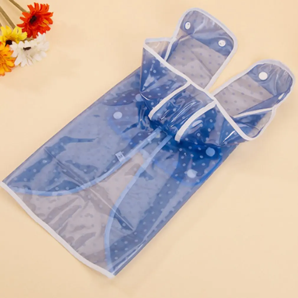 

Outdoor Transparent Waterproof Fashion Puppy Pet Raincoat Dog Raincoat Hooded Pet Raincoat for Small Medium Large Dog