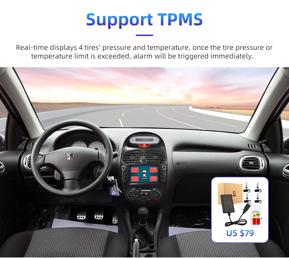 YAZH Android 9,0 Восьмиядерный gps Навигация dvd cd плеер для peugeot 206 FM радио 2002 2003 2004 2005 2006 2007 2008 стерео