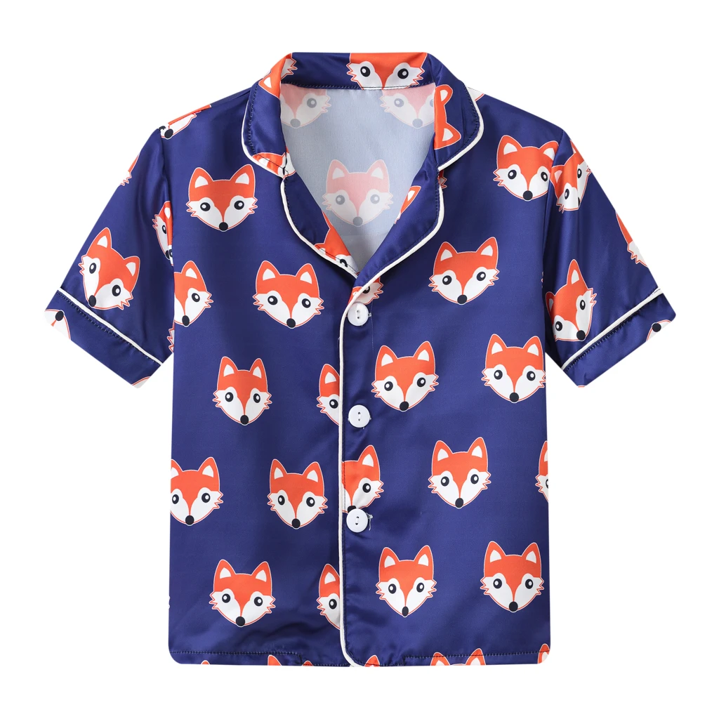 От 1 до 6 лет одежда для сна маленьких мальчиков и девочек пижамные комплекты