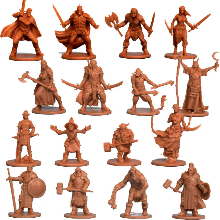 Лучшая цена 1/72 Масштаб модели Zombicide пластиковые наборы герой Модель персонажа