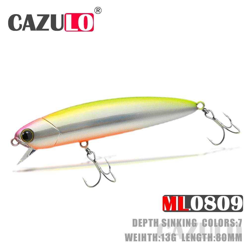 

Fishing Lure Sinking Minnow Accesorios Isca Artificial Weights 13g 8cm Baits Wobblers De Pesca Articulos Pike Fish Tackle Leurre