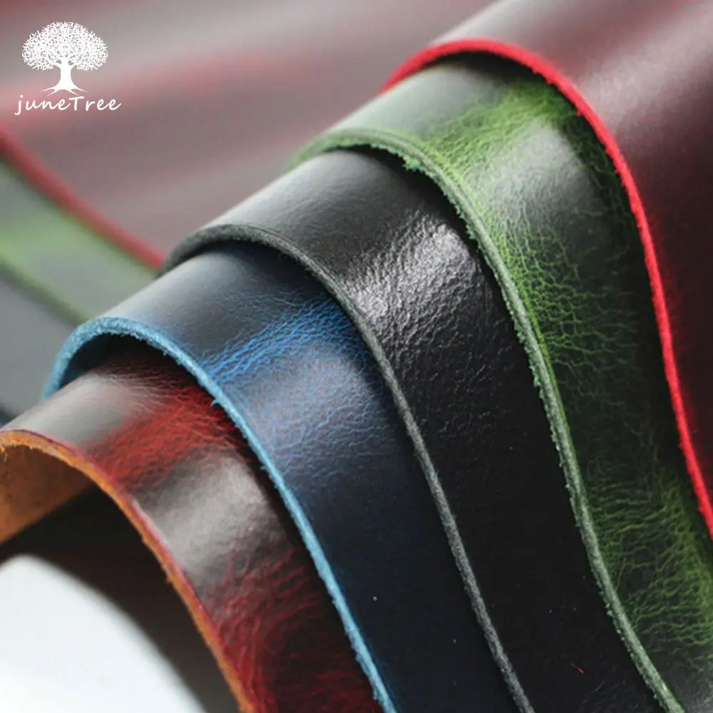 

Real good Leather thick genuine leather about 1.6 to 1.8 mm oil wax cowhide light bright yellow DIY Art Craft Sewing Accessory