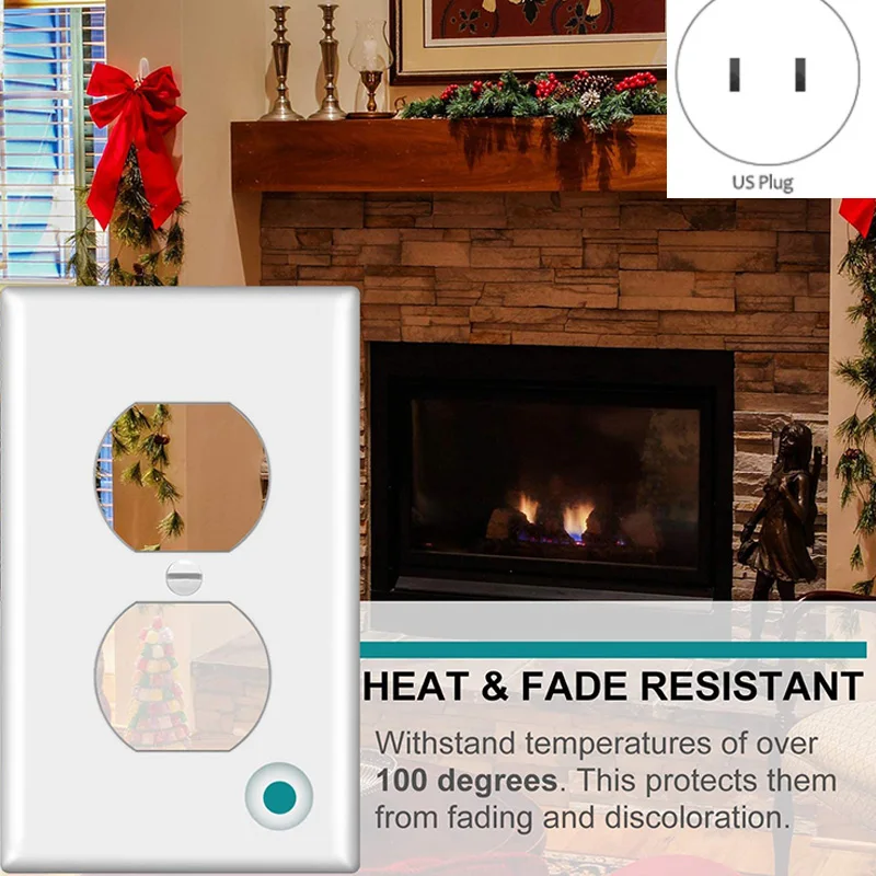 Набор настенных пластин дуплексная крышка сосуда Небьющийся карбонатный