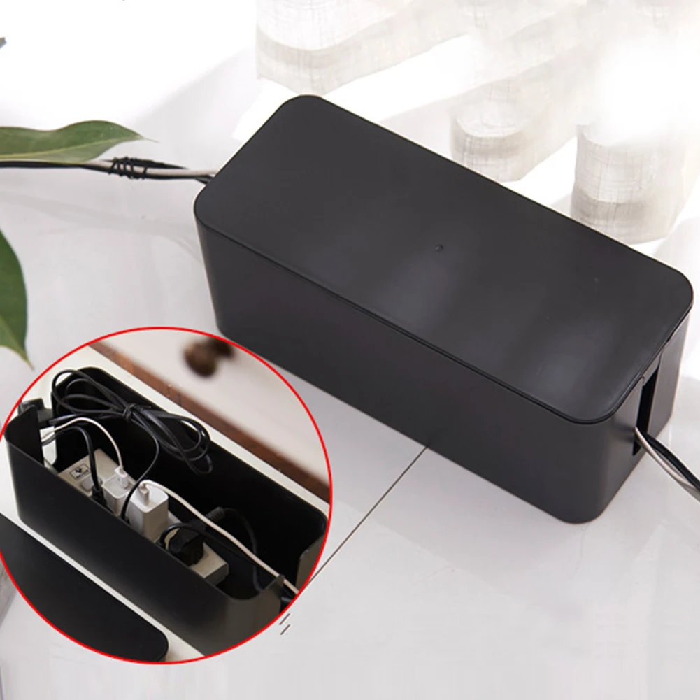 Аккуратный Storager usb-кабель держатель со съемным кабелем Управление коробки легко