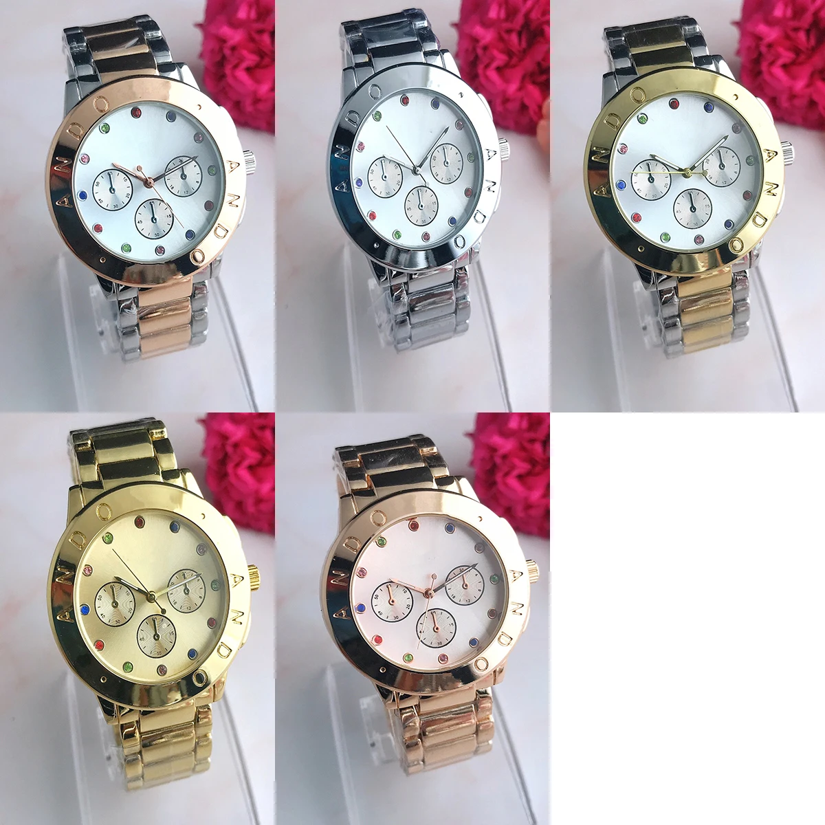 

Hot style Europe and the United States Stainless Steel Men women Quartz Watches Creative contracted Jewelry Gift Charm