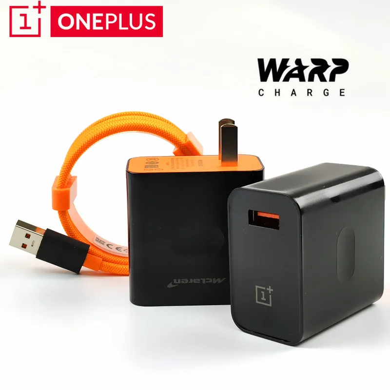 

OnePlus Warp Charger Original Mclaren 5V/6A Dash Charge for OnePlus 7t 7 pro 6t 6 5t 5 3t 3 quick fast charging Usb 3.1 C Cable