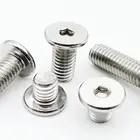 Шестигранная головка из нержавеющей стали, 5102050X см, M1.6 M2 M2.5 M3 M4 M5 M6 M8 A2 304, ультратонкая, сверхплоская, болт с головкой