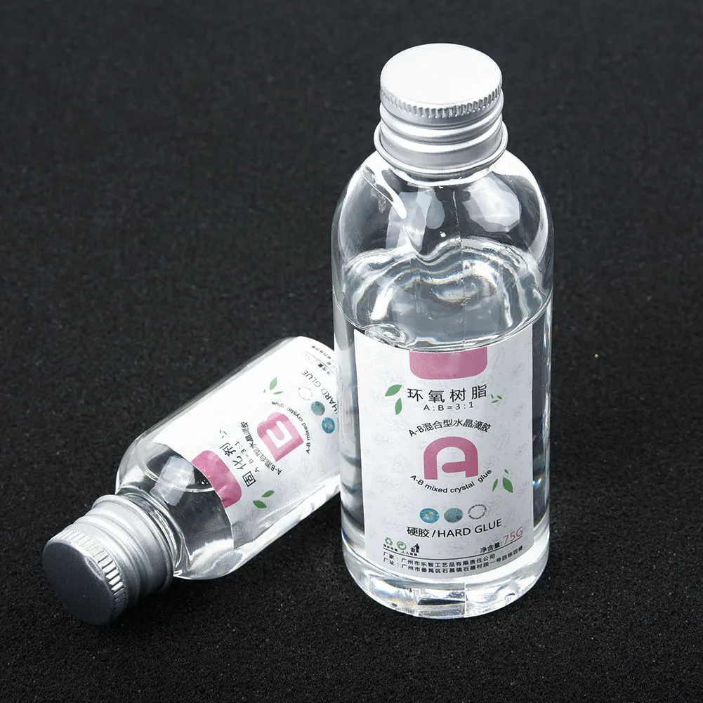 Инструменты из прозрачной эпоксидной смолы ручной жидкий клей УФ AB Клей материал