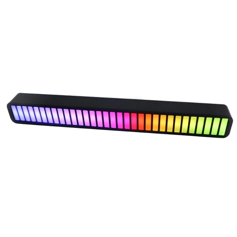 RGB-управление звуком звукосниматель Ритм Светильник s Голосовая активация для