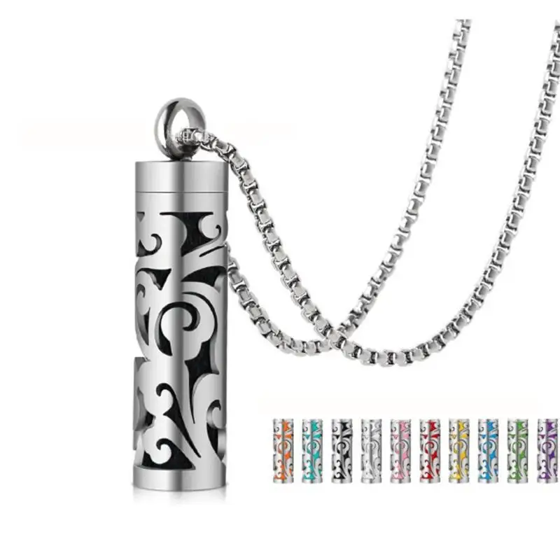 1 шт. медальон для хранения эфирного масла Ожерелье Диффузор ожерелье винтажный