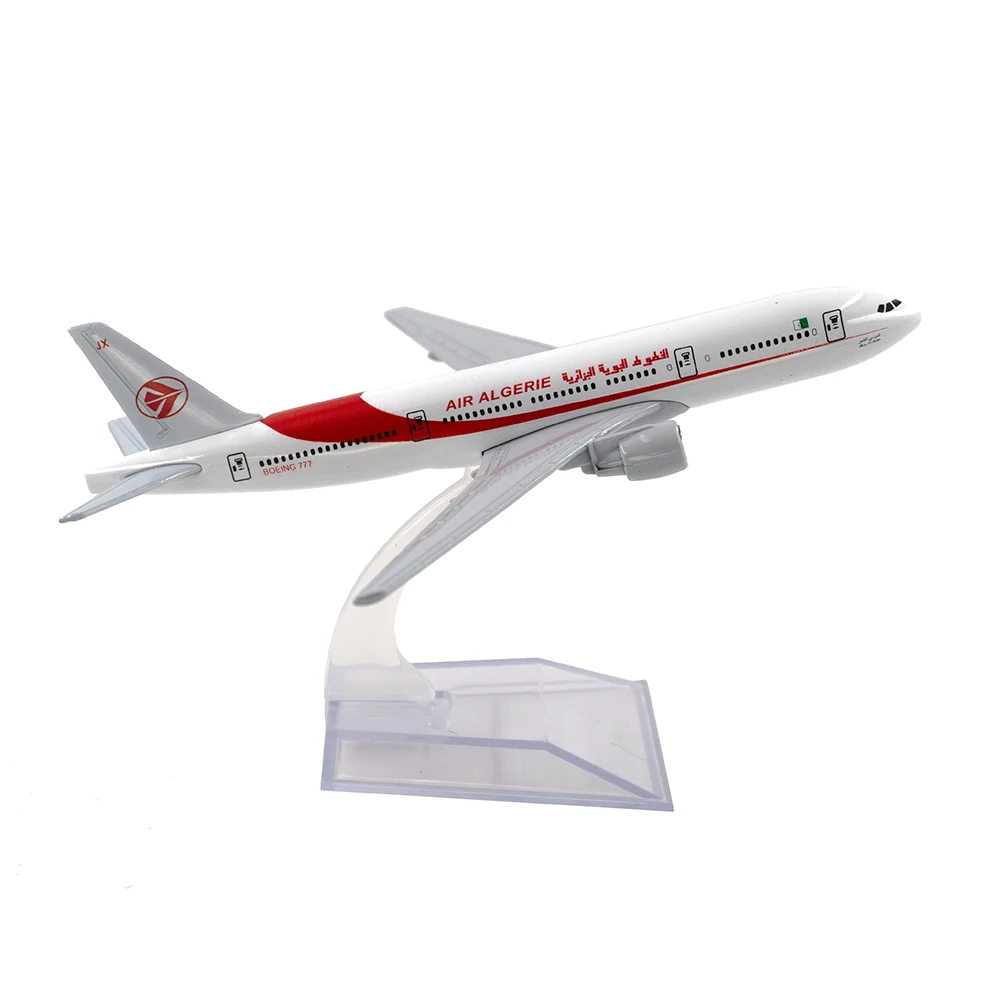 

Модель самолета 1/400, воздух Алжир, Боинг 777, 16 см, B777, модель самолета из сплава, детский подарок для коллекции, украшение стола