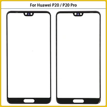 New For Huawei P20 P20 Pro Touch Screen LCD Front Outer Glass Panel Lens For Huawei P20Pro Touchscreen Glass Cover OCA Replace