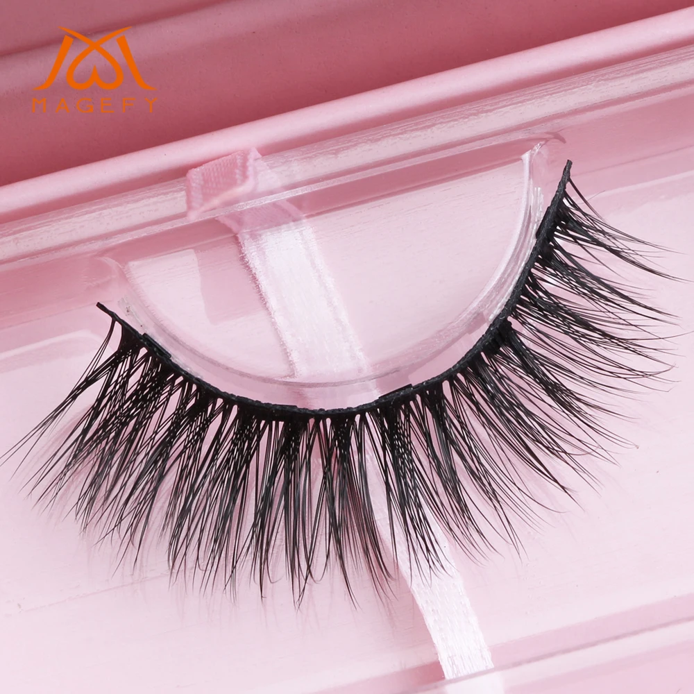 Популярные 3D норковые ресницы 100% безжалостные магнитные магнитная подводка для