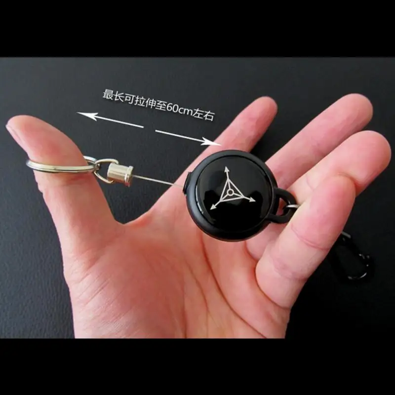 Трос для кемпинга телескопическая охранная цепь держатель ключей Тактический