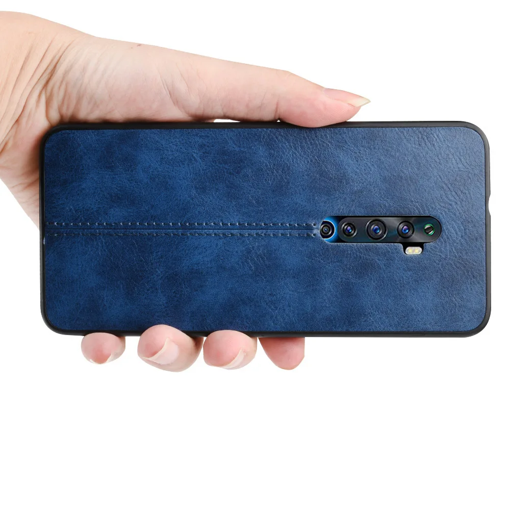 Чехол с ковбойской текстурой для OPPO Reno 2 Z 2Z CPH1945 кожаный чехол кожаным рисунком F 2F