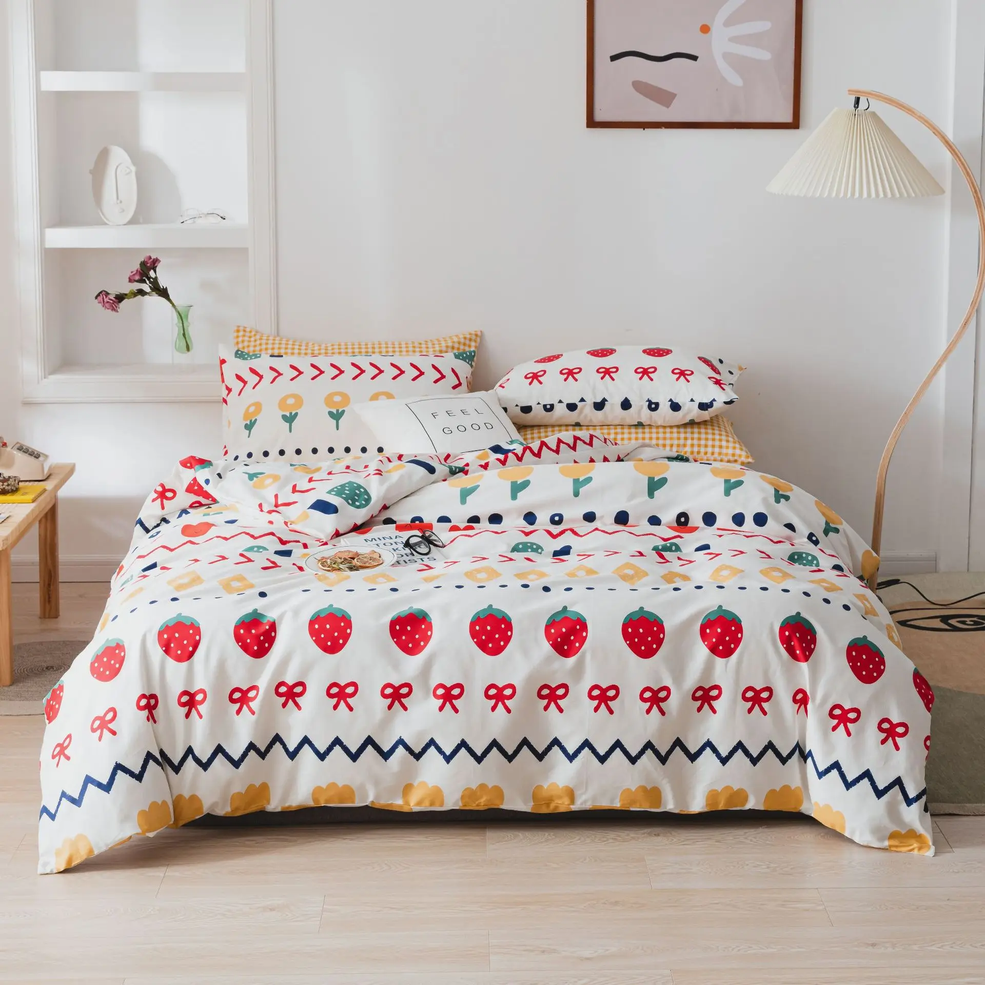 

grid bedding set luxury duvet cover comforter bedding sets queen size comforter sets home bed sets for girl Duvet Cover Sets 3pc