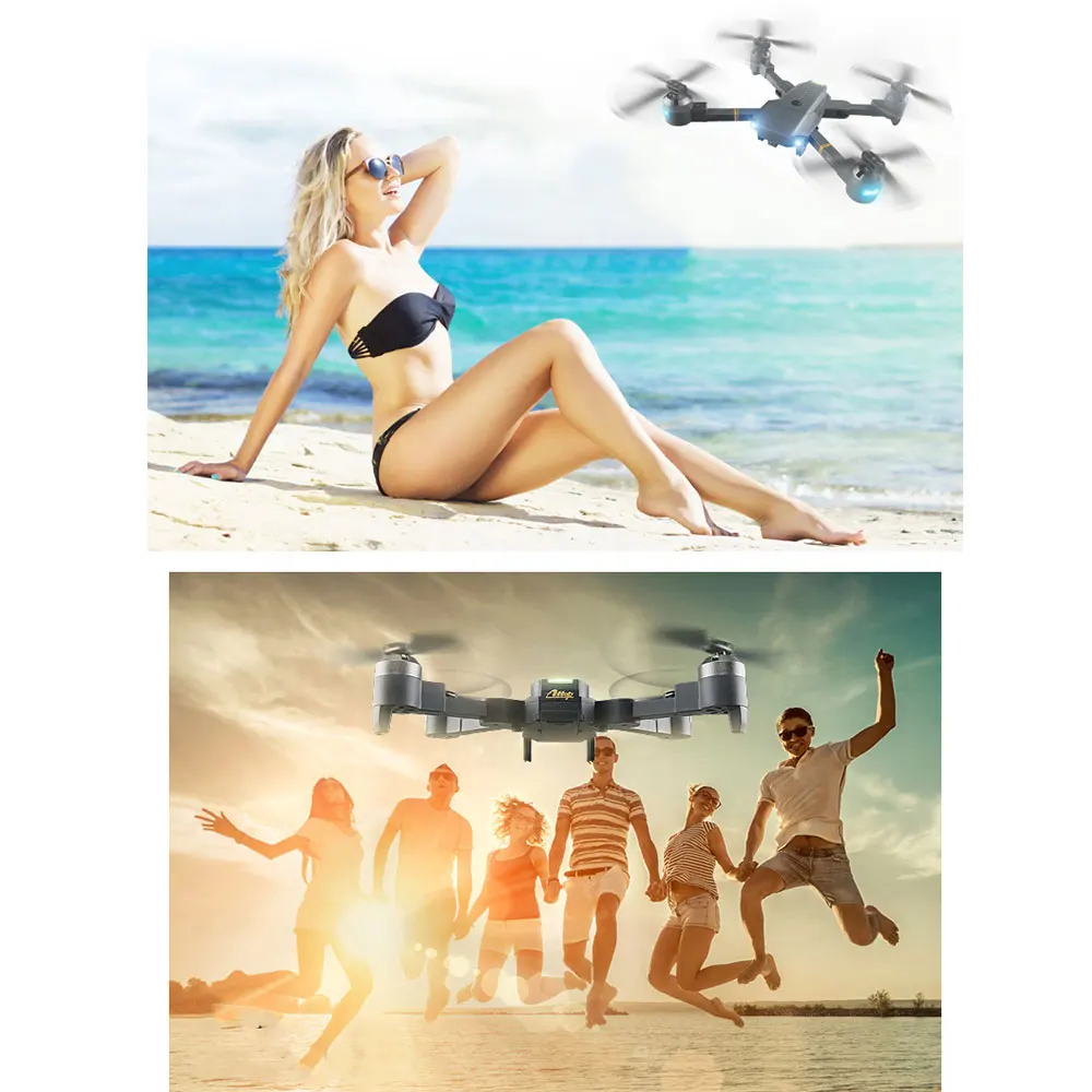 Дрон FPV Дроны с камерой широкоугольный HD 720P режим удержания высоты WIFI RC X Pro