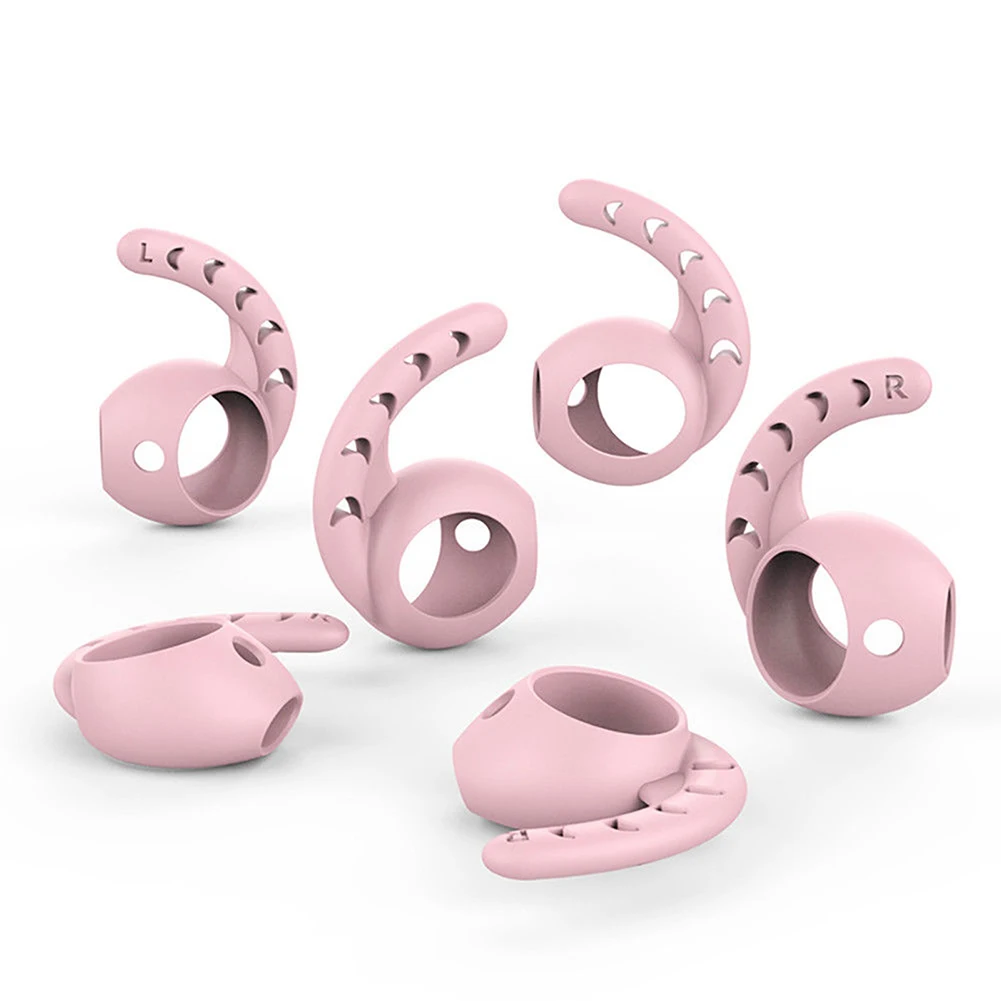 3 пары силиконовых крышек для наушников Apple гарнитура Airpods чехол крючок Airpod
