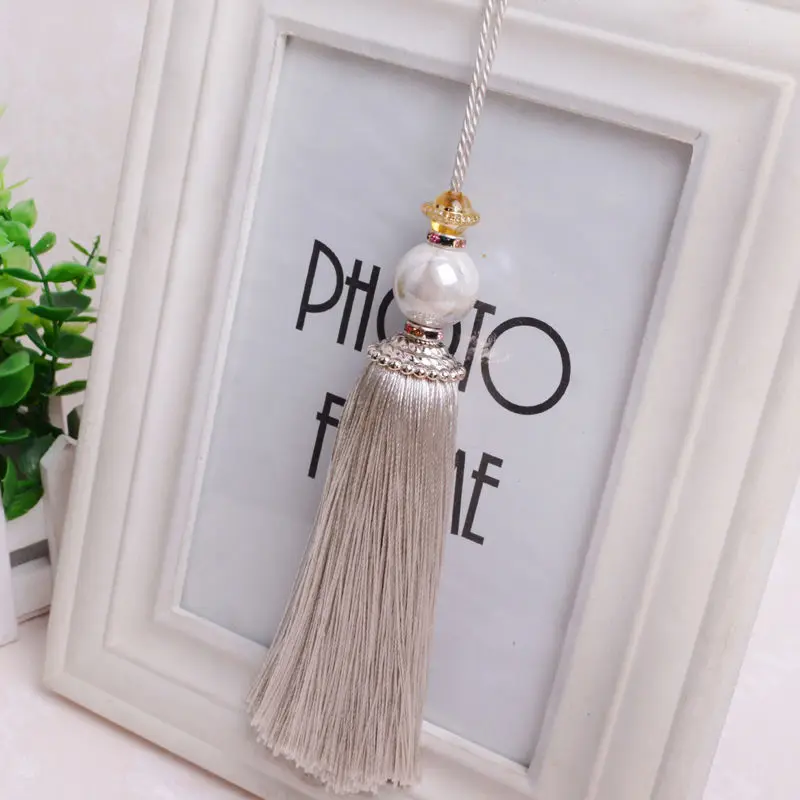 

Keychain Doors Crafts DIY Decorative Tassel for Bag Home Decoration Accessories Jewelry Long Silk Tassels Fringe Curtains Brush