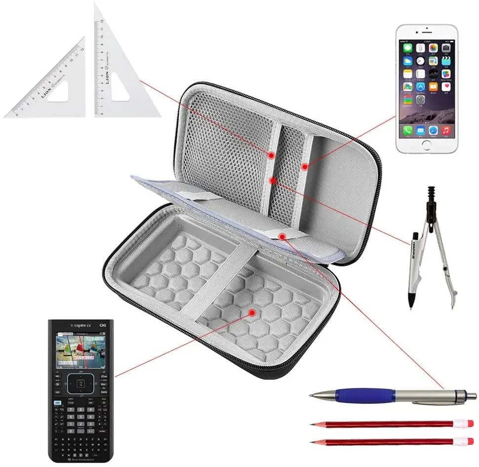 Дорожный Чехол для Texas Instruments Ti Nspire CX CAS/II/Ti 84 Plus CE графический калькулятор большая