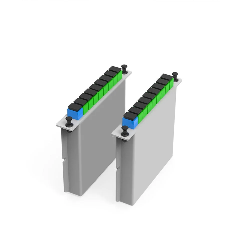 PLC 1x8 Cassette Insertion Type SC APC UPC Fiber Optic Splitter Optic FTTH Splitter Box Free Shipping