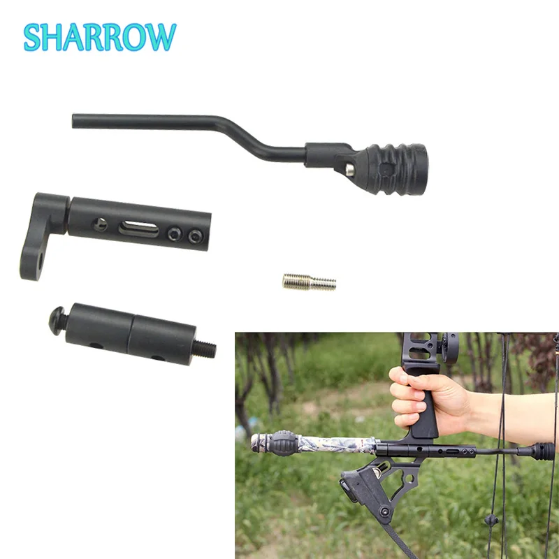 

1pc Bowstring Balance Stabilizer Compound Bow Balck Vibration Decelerator for Archery Bow and Arrow Hunting Shooting Accessories