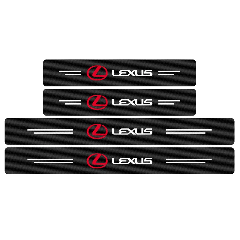 Наклейка на пороги автомобиля 4 шт. автотовары аксессуары для интерьера Lexus IS300H