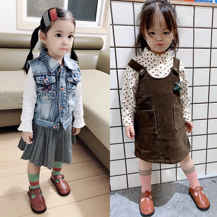 Повседневная кожаная обувь с Т-образным ремешком в британском стиле для