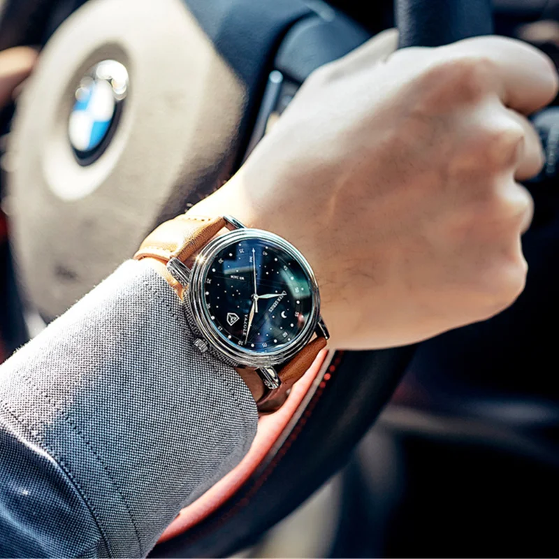 

Fashion Men's Watch Brand Luxury Starry Sky Watch Men Watch Business Men's Watches Clock Relogio Masculino Erkek Kol Saati