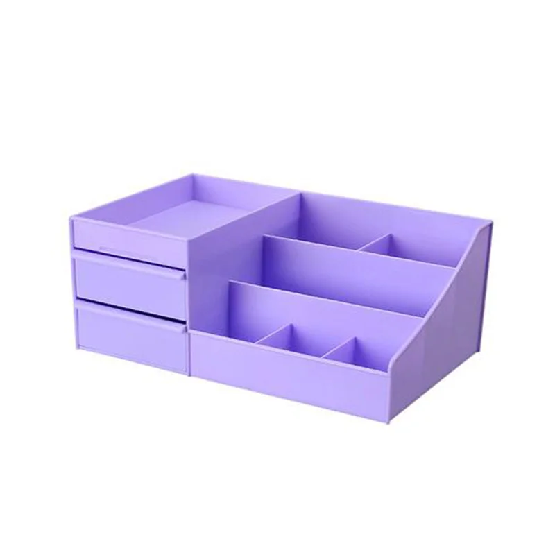 Многослойная пластиковая коробка для хранения косметики ящик органайзер