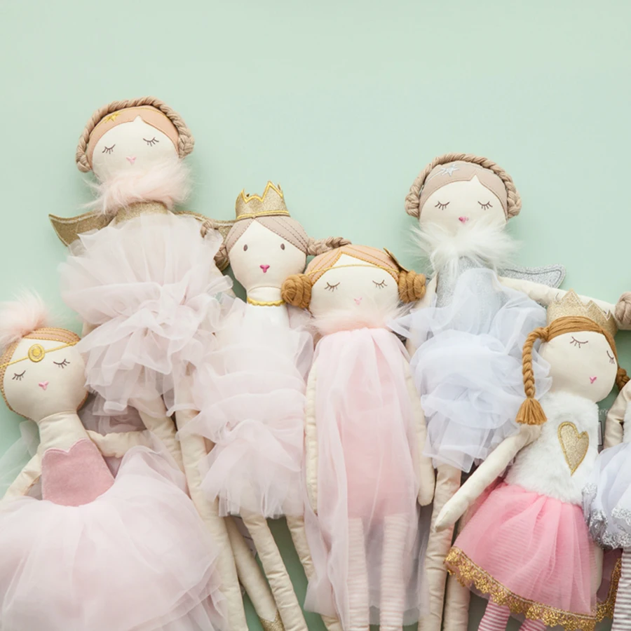 Великолепная Фея Принцесса Девочка тканевые игрушки Рождество Новогодний