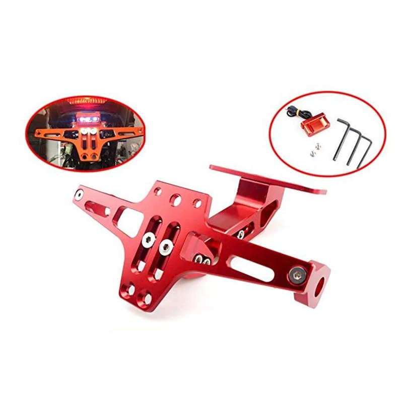 Универсальный Кронштейн номерного знака мотоцикла для Yamaha R1 2007-2014 / R6 2003-2015 Fz1