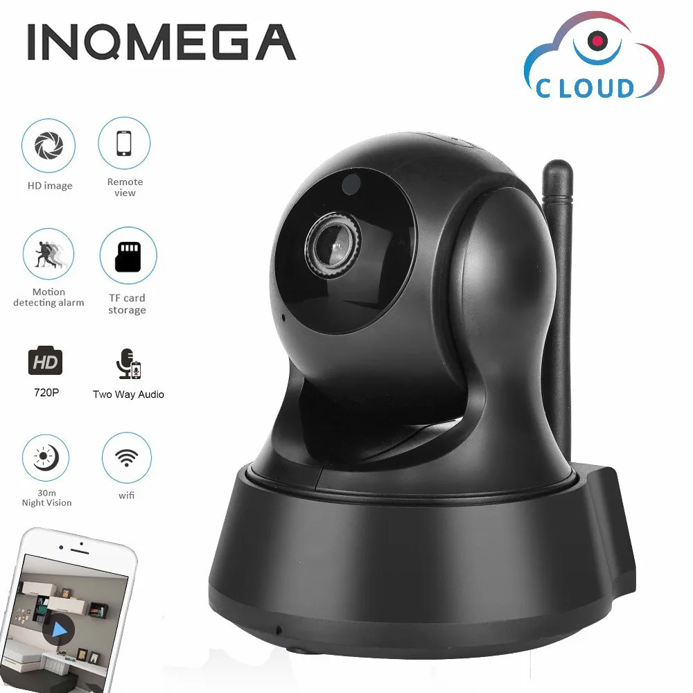 720P облако мини IP Камера дома Беспроводной интеллектуальных домашних Wi Fi Черный
