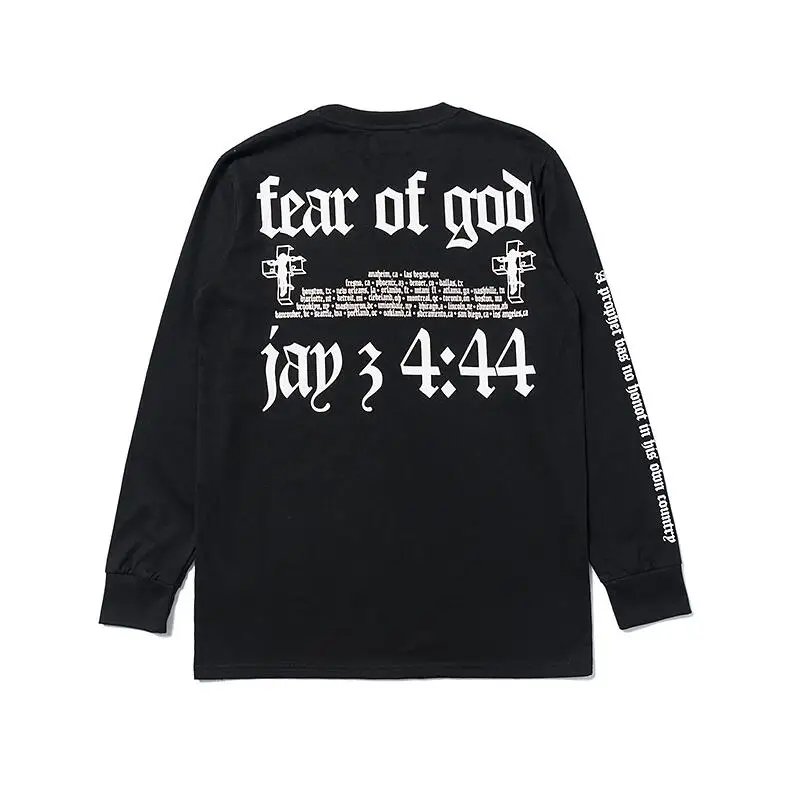 

Authentic FEAR OF GOD Letter Print Men's and Women's Sweatshirt Boyfriend Gift lounge wear streetwear